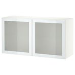 IKEA BESTA dolap ünitesi beyaz-buzlu cam - 29489231