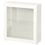 IKEA BESTA dolap ünitesi beyaz-şeffaf cam - 09046942