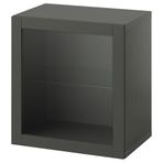 IKEA BESTA dolap ünitesi koyu gri - 79535773