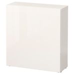 IKEA BESTA dolap ünitesi parlak cila-beyaz - 29046818