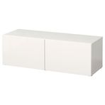 IKEA BESTA dolap ünitesi parlak cila-beyaz - 89047443