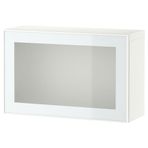 IKEA BESTA duvar dolabı beyaz-buzlu cam - 09489190