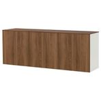 IKEA BESTA duvar dolabı beyaz-ceviz görünüm - 49612268