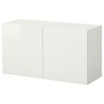 IKEA BESTA duvar dolabı beyaz-parlak cila - 89440798