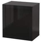 IKEA BESTA duvar dolabı venge-füme cam - 49441083