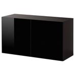 IKEA BESTA duvar dolabı venge-siyah - 49440795