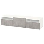 IKEA BESTA tv sehpası beyaz-açık gri - 79420300