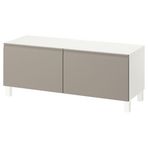 IKEA BESTA tv sehpası beyaz-bej - 89568744