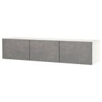 IKEA BESTA tv sehpası beyaz-koyu gri - 99421799