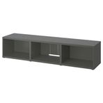 IKEA BESTA tv sehpası iskeleti koyu gri - 50538611