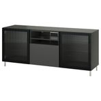 IKEA BESTA tv sehpası koyu gri - 89556029