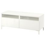 IKEA BESTA tv sehpası parlak cila-beyaz - 09399203
