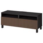 IKEA BESTA tv sehpası venge-kahverengi meşe kaplama - 39420019