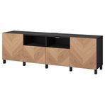 IKEA BESTA tv sehpası venge-meşe kaplama - 89421629
