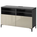 IKEA BESTA tv sehpası venge-parlak cila-bej - 69124282