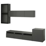 IKEA BESTA tv ünitesi koyu gri - 59507907