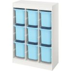 IKEA Beyaz Çok Amaçlı Saklama Ünitesi 99X44X94 cm Çocuk Odası Oyuncak Dolabı Düzenleyici