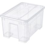 IKEA Beyaz Dayanıklı Kapaklı Kutu 39X28X14 Cm/11 Lt