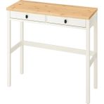 IKEA Beyaz Fonksiyonel Çalışma Masası 120X47 cm