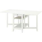 IKEA Beyaz Geniş Yemek Masası - Katlanır Mutfak Masası