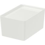 IKEA Beyaz Kullanışlı Kapaklı Kutu 18X26X8 cm