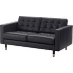 IKEA Beyaz Lüks Kanepe - 2'li Deri Kanepe