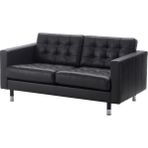 IKEA Beyaz Modern Kanepe - 2'li Deri Kanepe