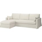 IKEA Beyaz Modern Kanepe - Uzanma Koltuklu 3'lü Kanepe
