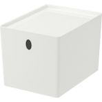 IKEA Beyaz Pratik Kapaklı Kutu 26X35X15 cm