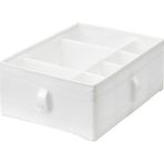 IKEA Beyaz Şık Bölmeli Kutu 44X34X11 cm