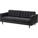 IKEA Beyaz Şık Kanepe - 3'lü Deri Kanepe