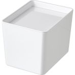 IKEA Beyaz Şık Kapaklı Kutu 13X18X8 cm