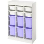 IKEA Beyaz Şık Saklama Ünitesi 99X44X94 cm Çocuk Odası Oyuncak Dolabı Düzenleyici