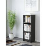 IKEA Bılly Açık Kitaplık, Ağartılmış Meşe Kaplama, Kahverengi Dişbudak Kaplama, Venge 40X28X106 cm