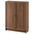 IKEA BILLY kapaklı kitaplık kahverengi ceviz görünüm - 39483276