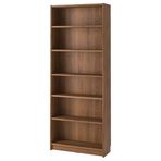 IKEA BILLY kitaplık kahverengi ceviz görünüm - 50508652