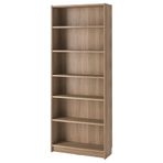 IKEA BILLY kitaplık meşe görünümlü - 10508932