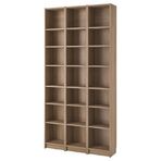 IKEA BILLY kitaplık meşe görünümlü - 89483392