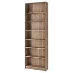 IKEA BILLY kitaplık meşe görünümlü - 89581887