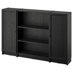 IKEA BILLY kitaplık siyah meşe görünümlü - 79483590