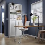 IKEA BILLY yarım kapaklı kitaplık beyaz - 29281066