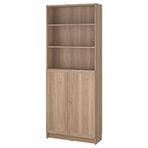 IKEA BILLY yarım kapaklı kitaplık meşe görünümlü - 09483367