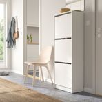 IKEA BISSA ayakkabı dolabı beyaz - 10530259