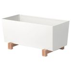 IKEA BITTERGURKA çelik saksı beyaz - 80285787