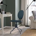 IKEA BJORKBERGET çalışma sandalyesi idekulla mavi - 60481794
