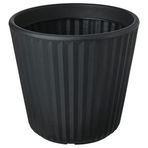 IKEA BJÖRNBAMBU plastik saksı koyu gri - 70584763