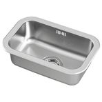 IKEA BOHOLMEN/LILLVIKEN tek gözlü eviye paslanmaz çelik - 99157501