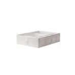 IKEA Bölmeli Kutu Gardırop Şifonyer Düzenleyici Beyaz 44x34x11 Cm