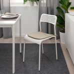 IKEA BRAMÖN sandalye minderi gri-bej