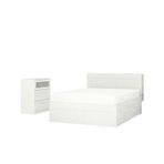 IKEA BRIMNES yatak odası seti beyaz - 09487902